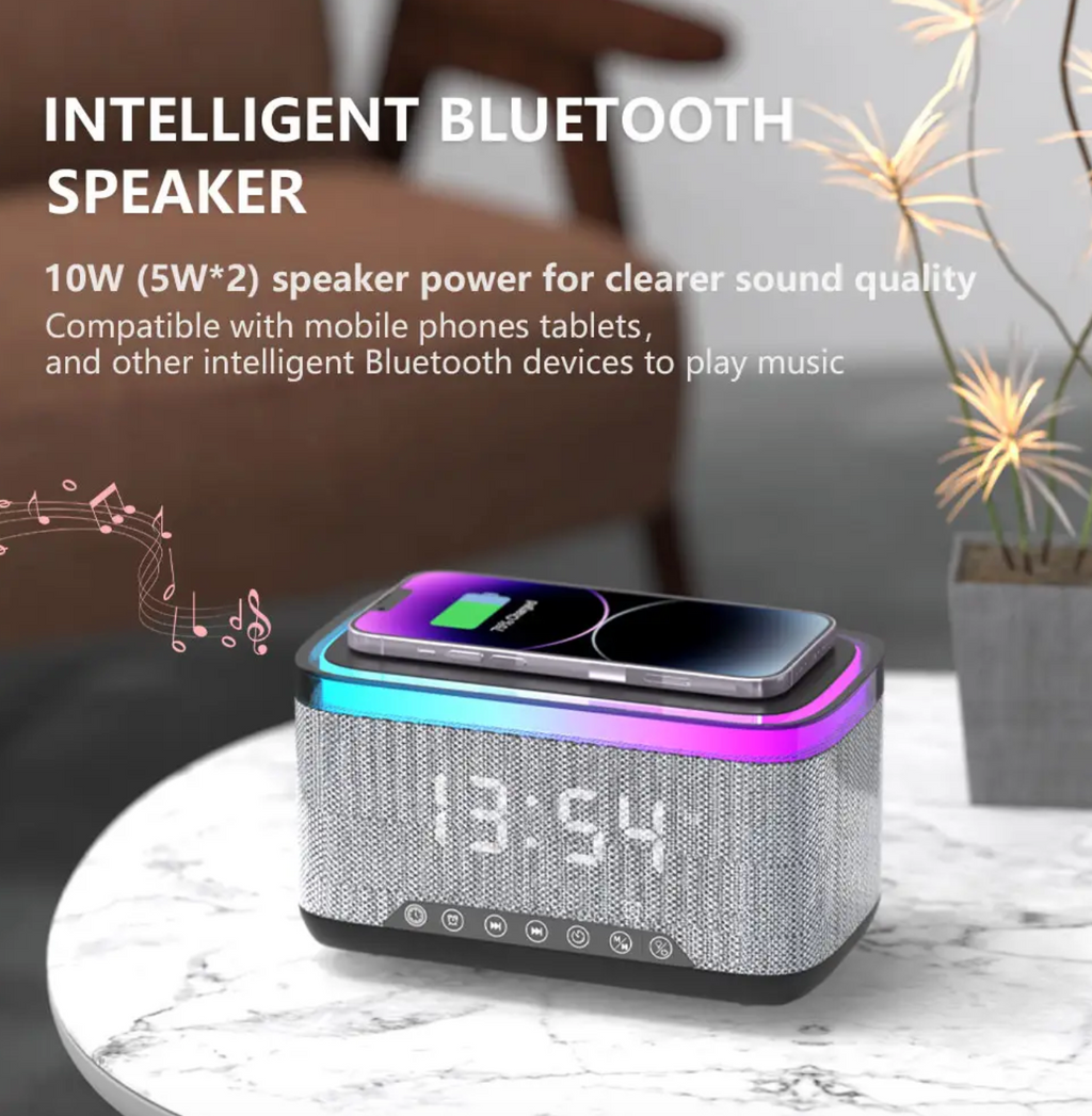 Wireless Charging Bluetooth Speaker