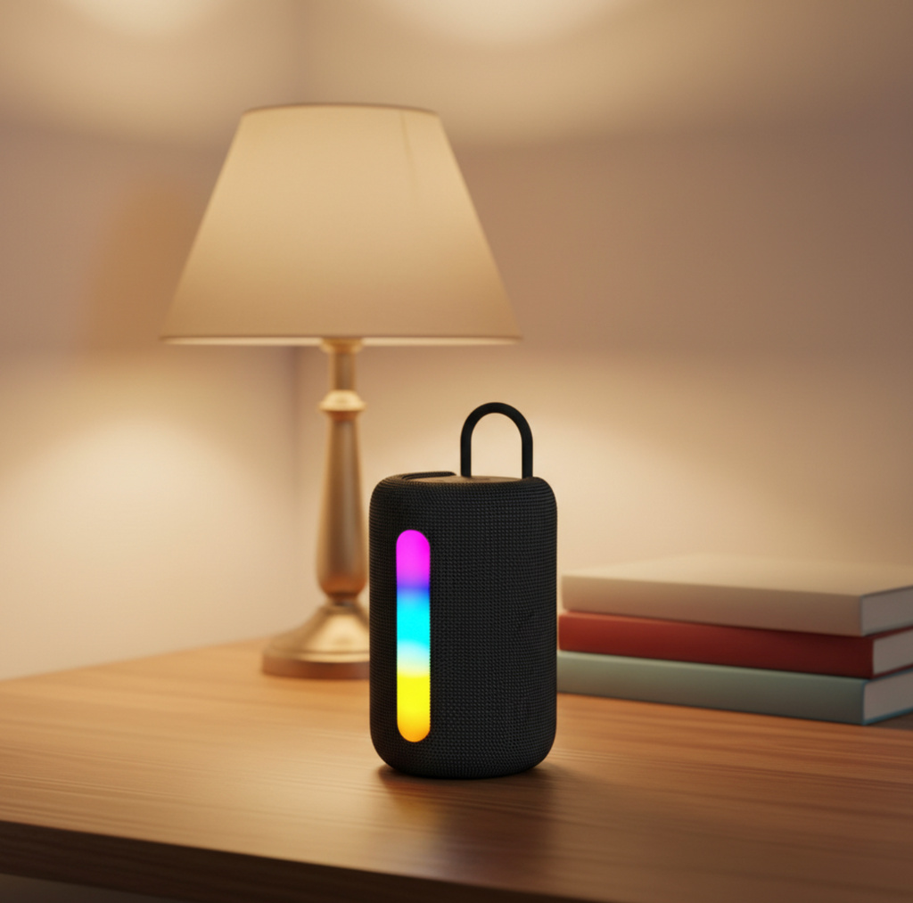 Outdoor Speaker with RGB LED Light