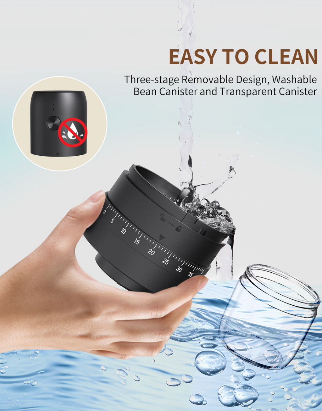Portable Electric Coffee Grinder