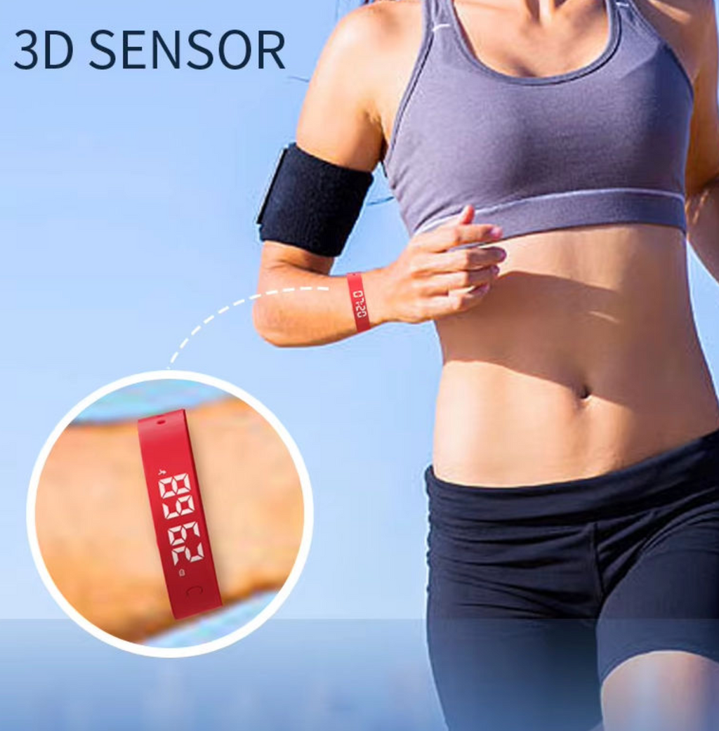 Silicone Fitness Smart Watch